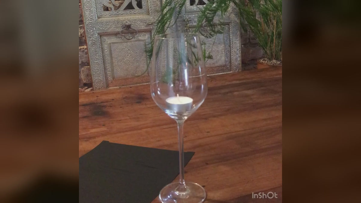 Weinglas-Lampenschirme Miss Molly rot, originelles Geschenk für Weinliebhaber, Gastgeschenk für Essenseinladung, stilvolle Weihnachtsdeko, Teelichtglas mal anders