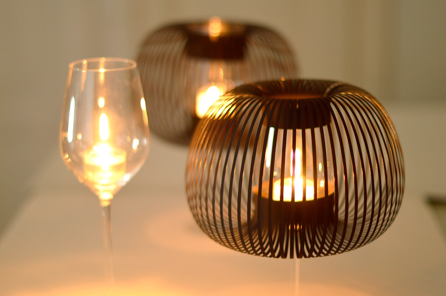 Madame O Lampenschirme für Weingläser schwarz - Andrea Moseler