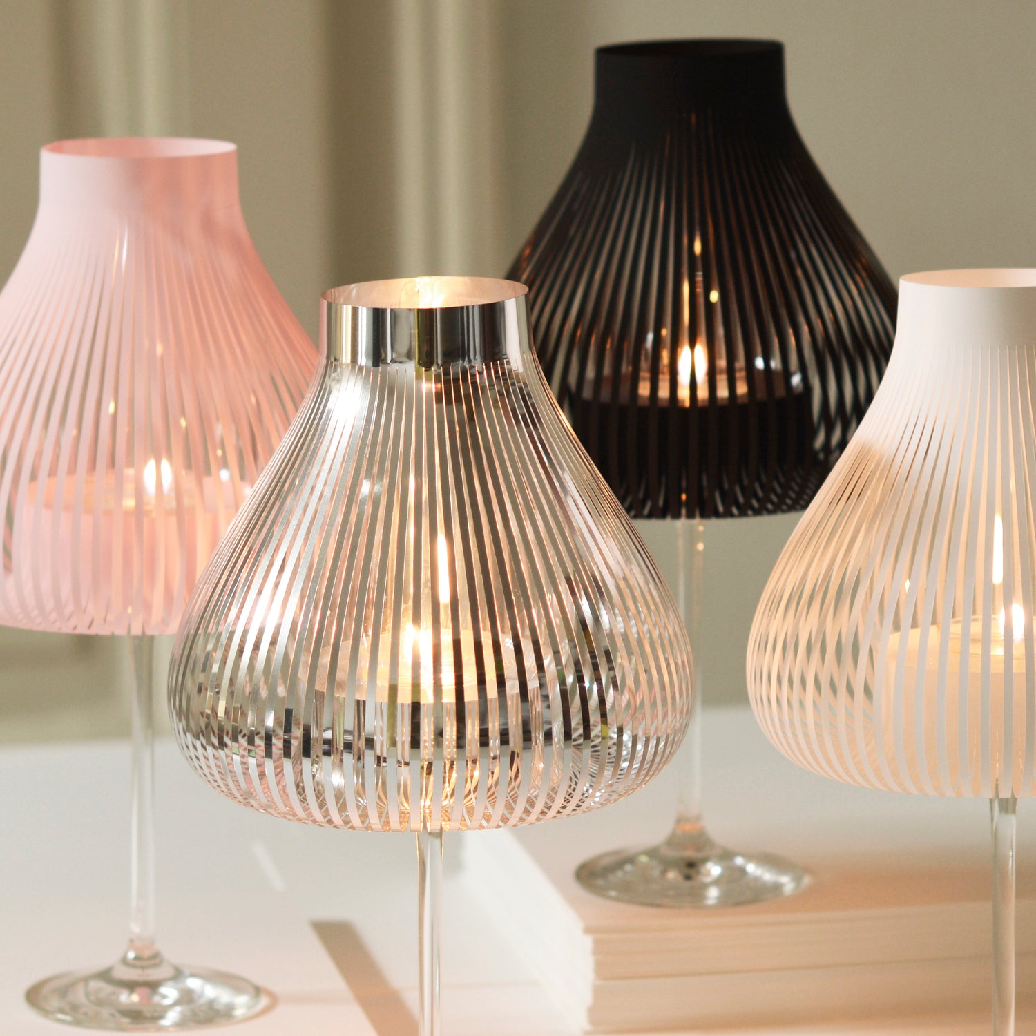 Miss Molly Lampenschirme für Weingläser Edelmix - Andrea Moseler